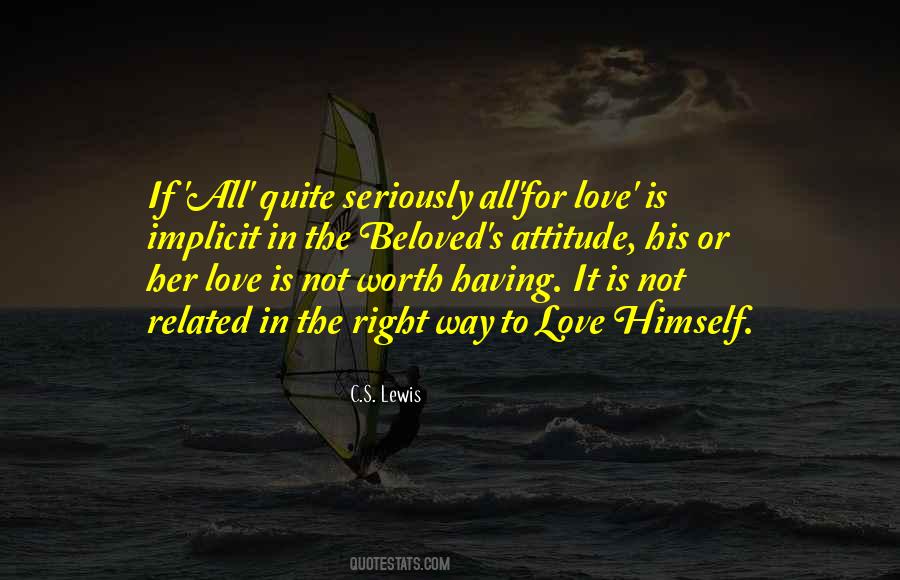 Quotes About Her Love #1759435