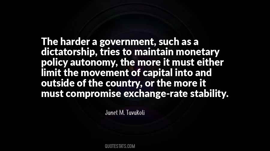 Quotes About Monetary Policy #1339849
