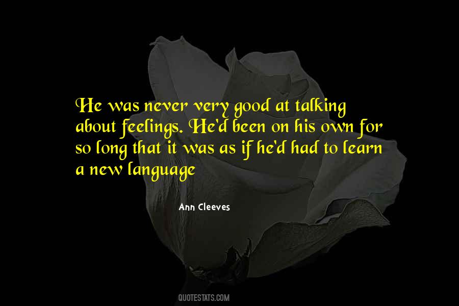 Quotes About Not Talking About Feelings #1344679