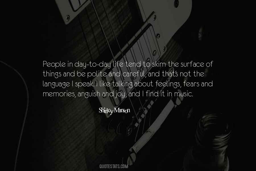 Quotes About Not Talking About Feelings #364062