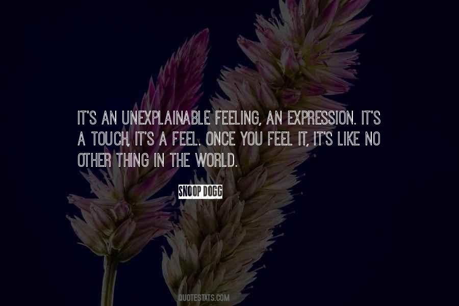 Quotes About Unexplainable Feelings #530204