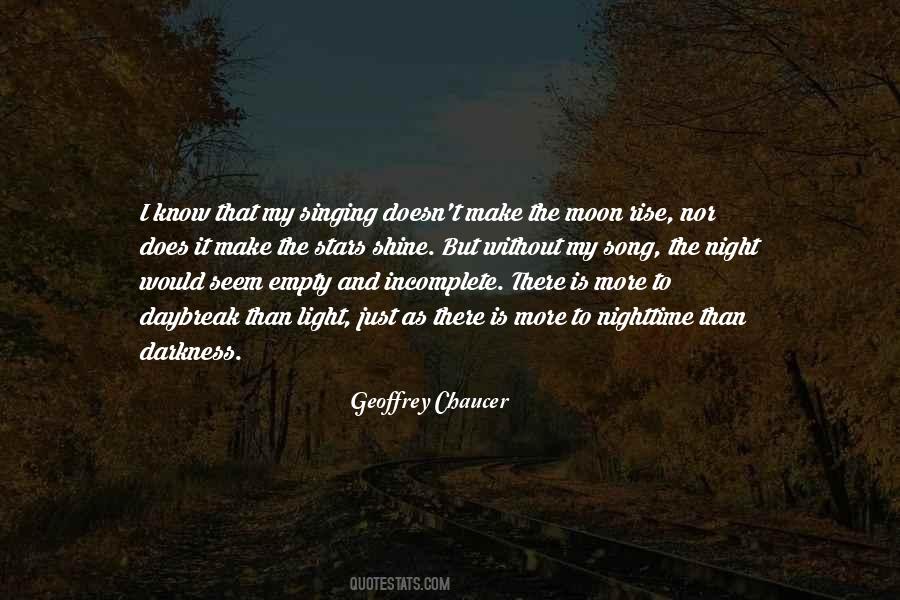 Moon Night Light Quotes #634491