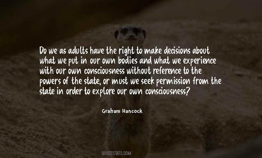 Quotes About Make The Right Decisions #1485145