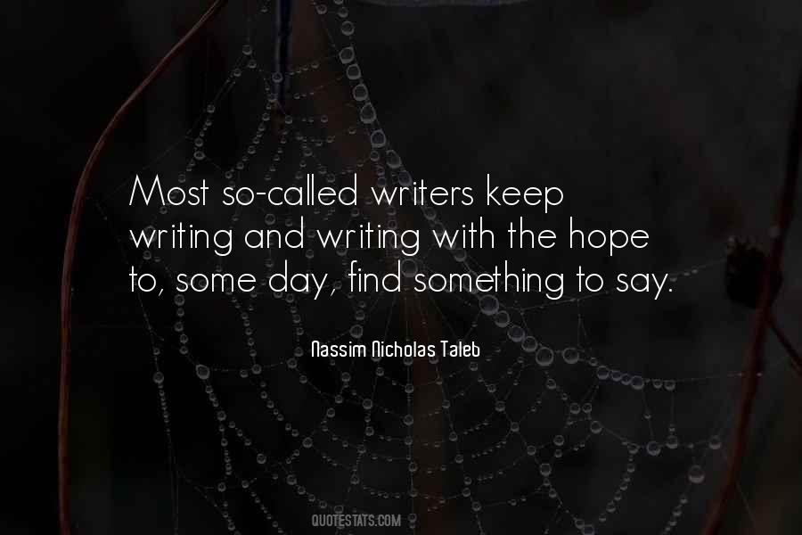 Quotes About Writers And Writing #86086