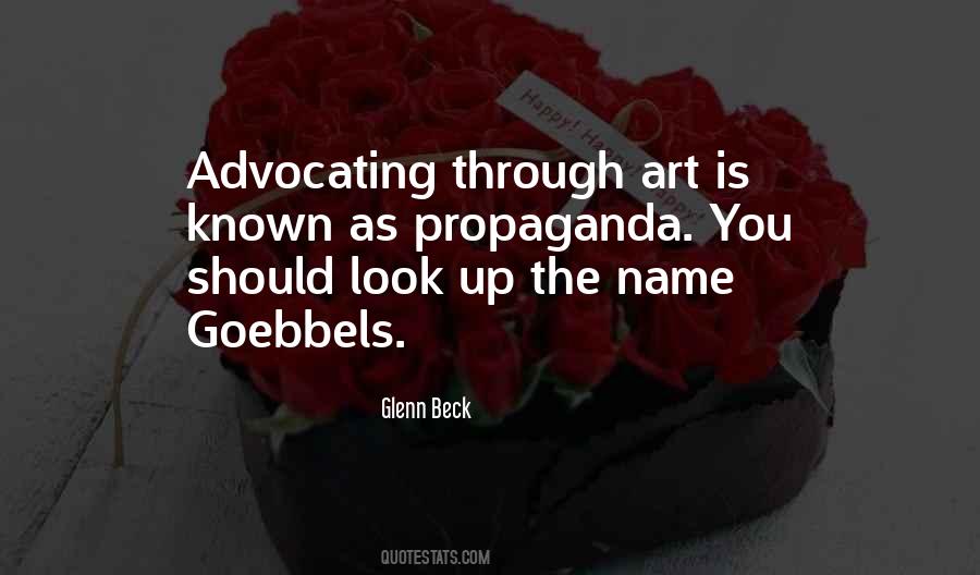 Quotes About Goebbels #51272