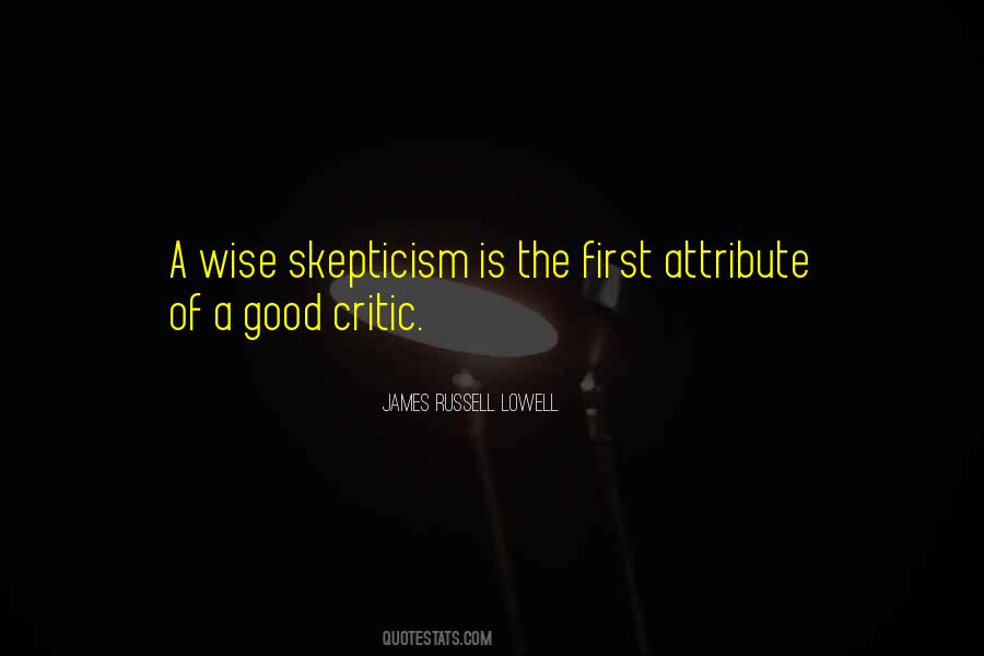 Quotes About Skepticism #1033350