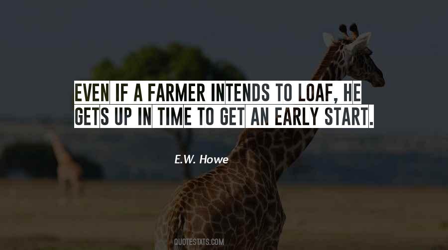 Quotes About Early Start #1584155