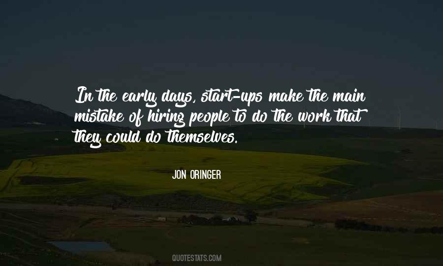 Quotes About Early Start #852431