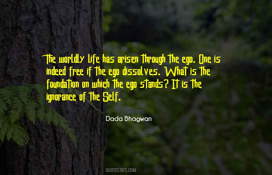 How Dissolved Our Ego Quotes #174233