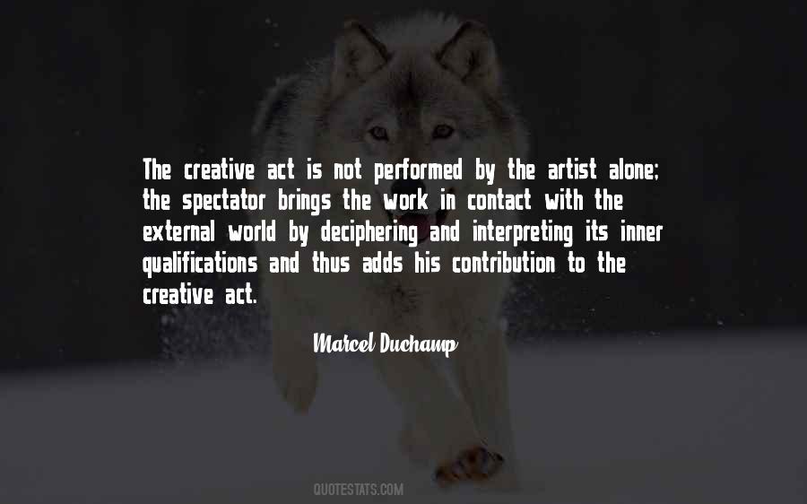 Quotes About Duchamp #177963