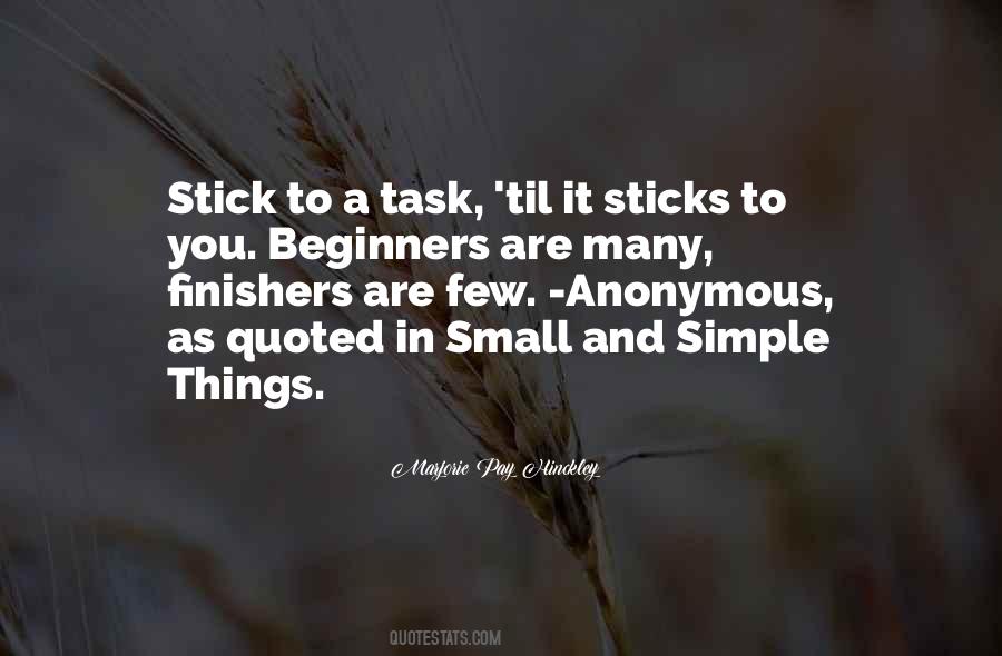 Quotes About Small And Simple Things #1039839