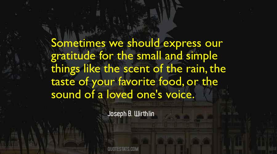 Quotes About Small And Simple Things #541528