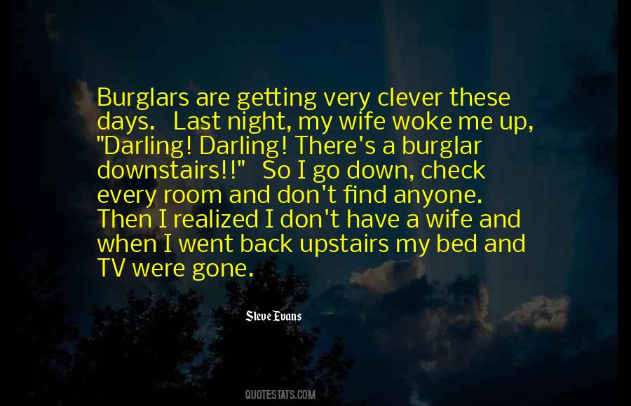 Quotes About Burglars #1809911