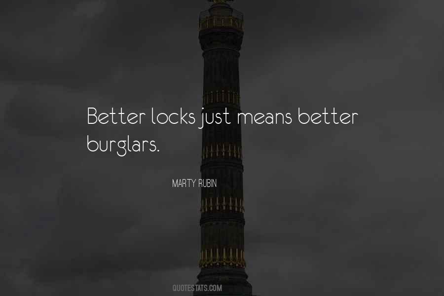 Quotes About Burglars #184242