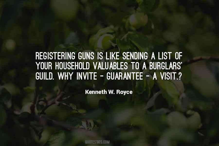 Quotes About Burglars #1869660