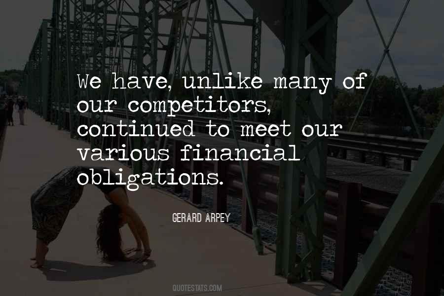 Quotes About Financial Obligations #95429