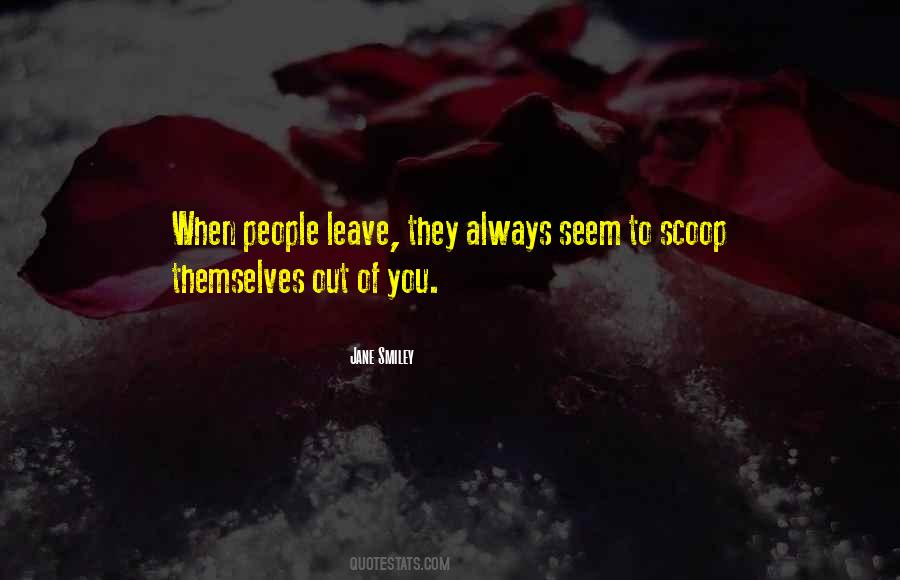 When To Leave Quotes #88984