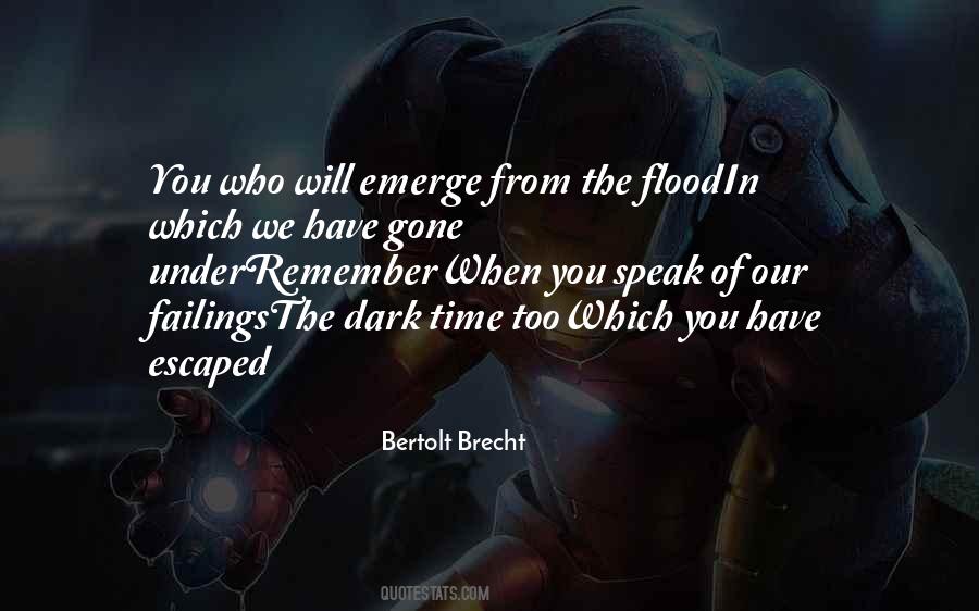 Flood Time Quotes #20200