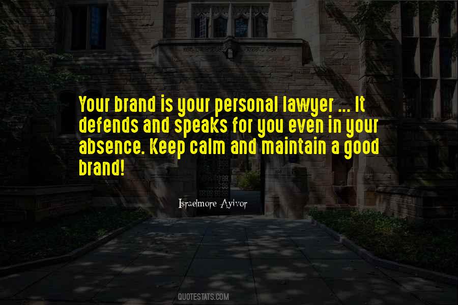 Quotes About Your Personal Brand #1403763