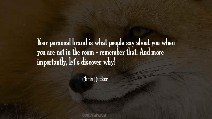 Quotes About Your Personal Brand #1701270