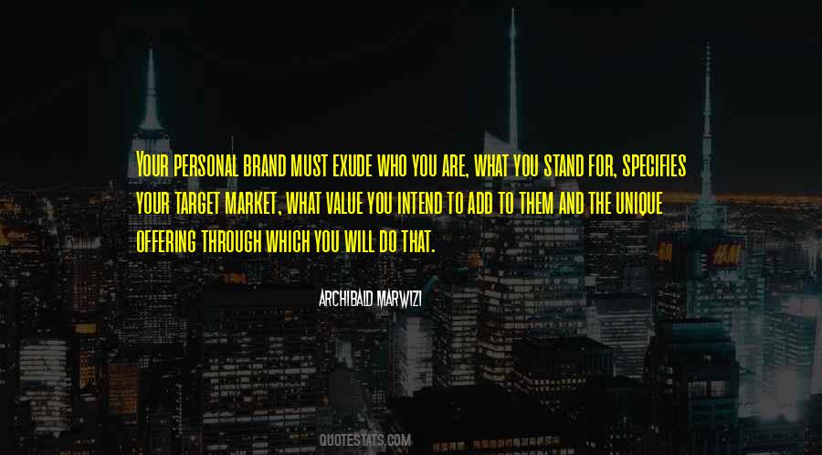 Quotes About Your Personal Brand #476555