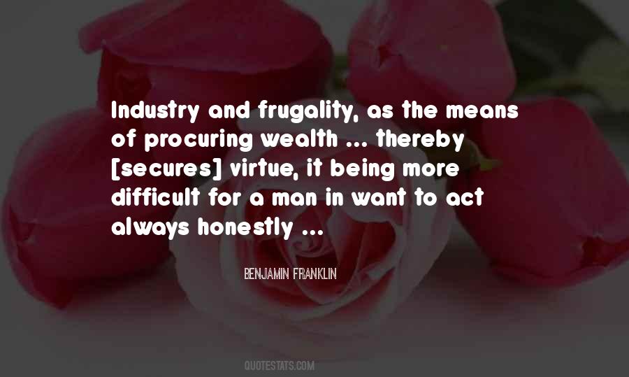 Quotes About Frugality #113926