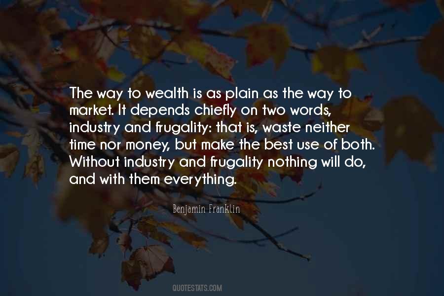 Quotes About Frugality #35298
