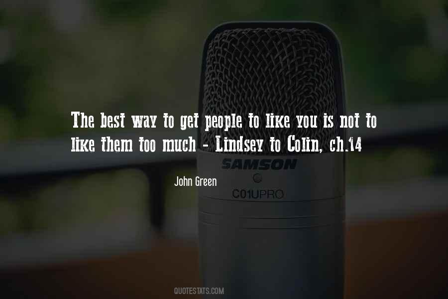John Green Love Quotes #42542