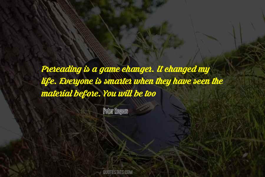Be A Game Changer Quotes #645656