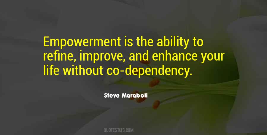 Quotes About Dependency #1012786