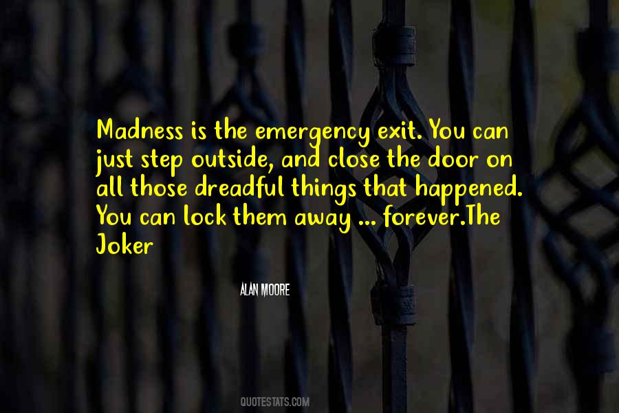 Quotes About Emergency Exit #707648