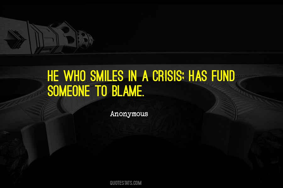 Quotes About Crisis #1650913