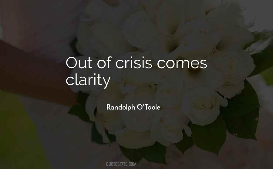 Quotes About Crisis #1673038