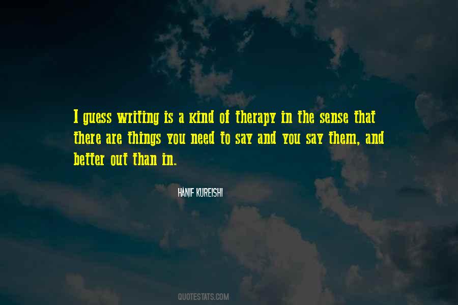 Quotes About Therapy #1160448