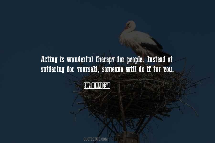 Quotes About Therapy #1166125