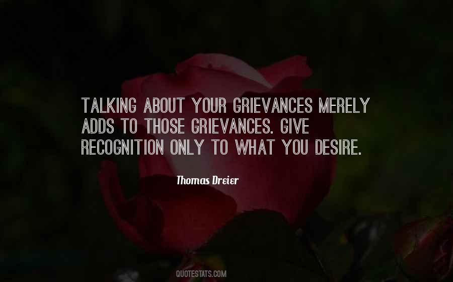 Desire For Recognition Quotes #764346