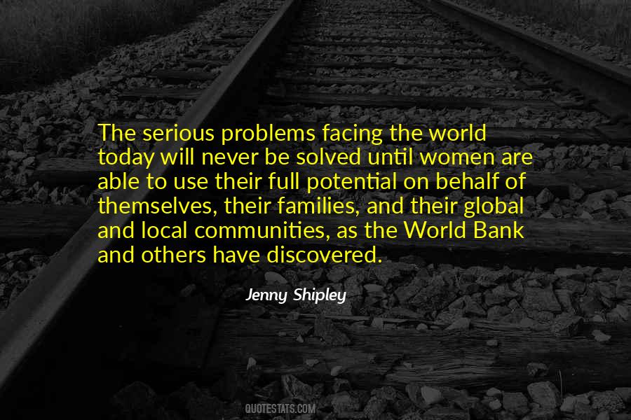 Problems Will Be Solved Quotes #1723994
