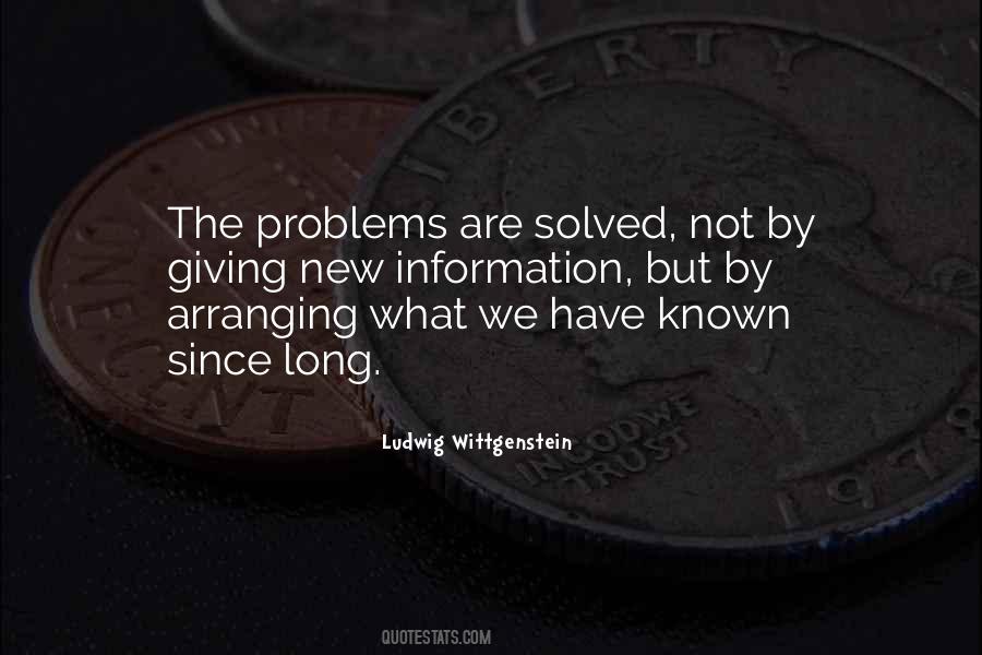 Problems Will Be Solved Quotes #99599