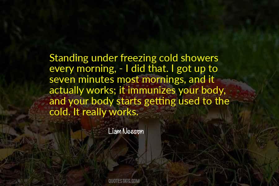 Quotes About Cold Showers #863489