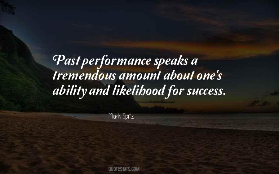 Past Performance Quotes #677907