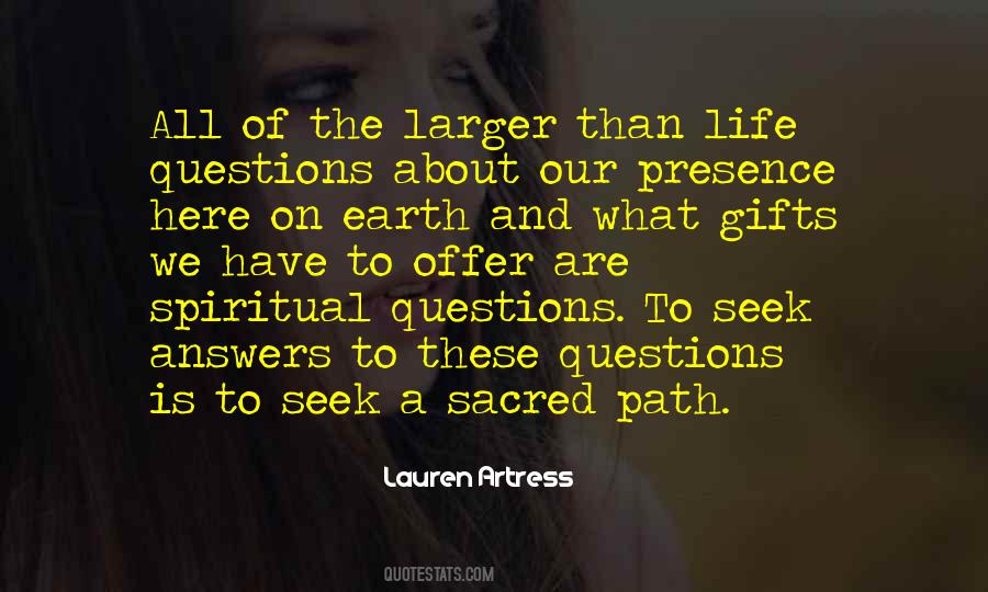 Questions About Life Quotes #1508275