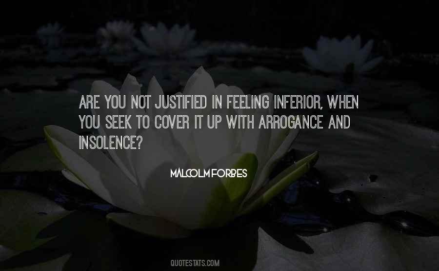 Quotes About Feeling Inferior #854228