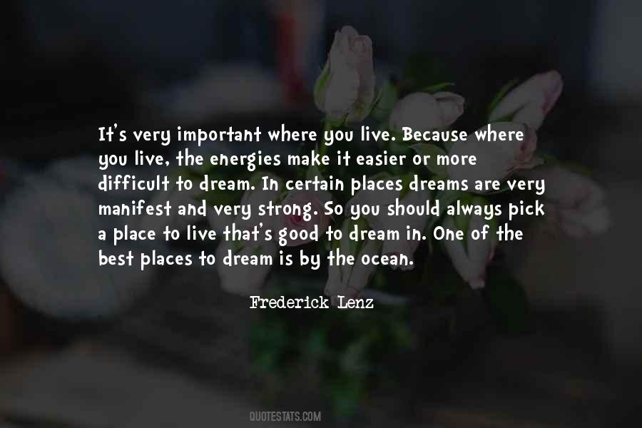 Dream Places Quotes #321179