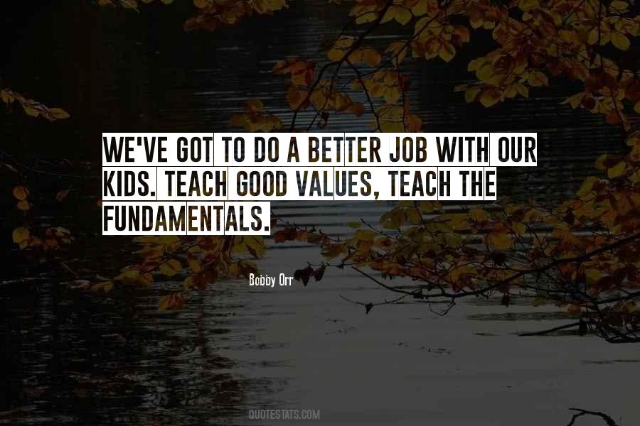 Quotes About Fundamentals #1307438