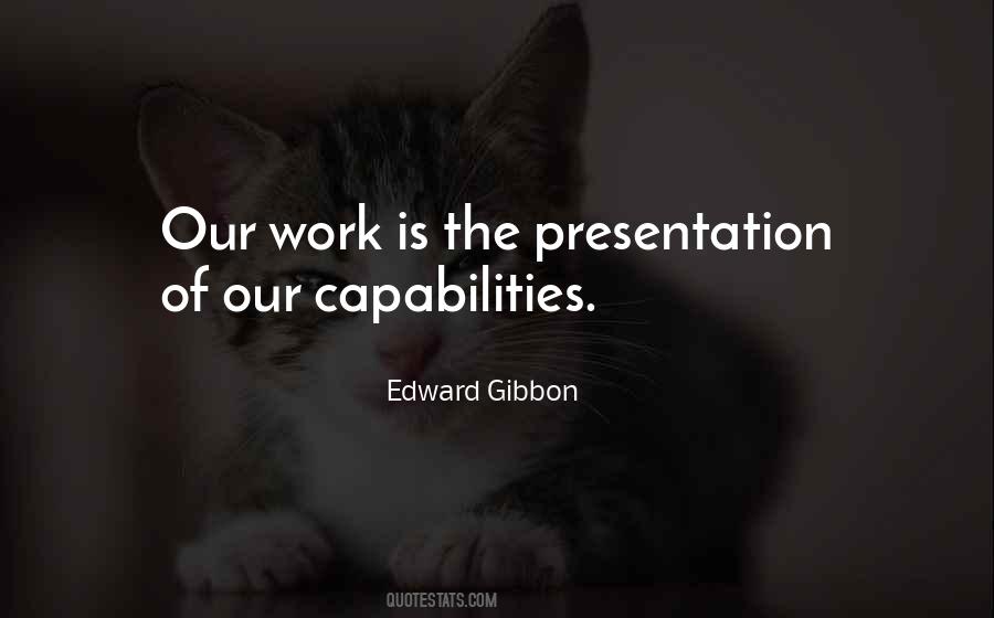 Quotes About Our Capabilities #302249