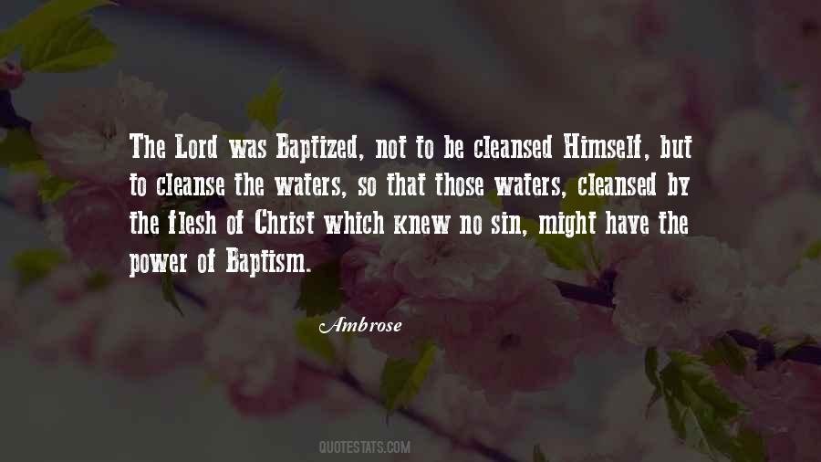 Quotes About Baptized #587635