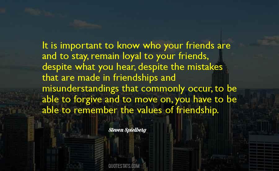 Quotes About Values Of Friendship #107194