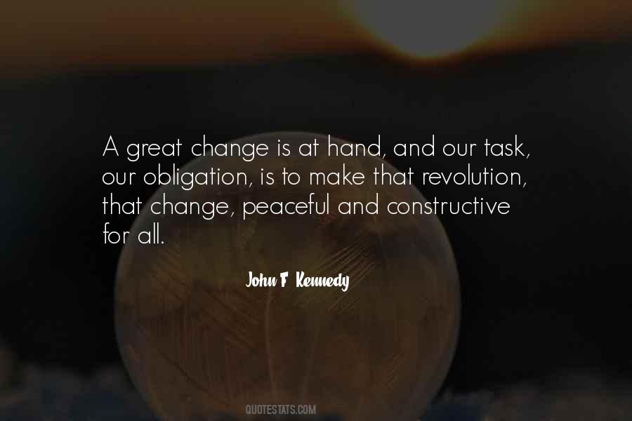 Great Change Quotes #1810029