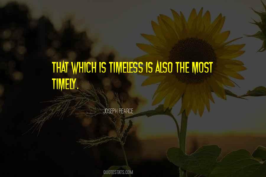Quotes About Timely #204260