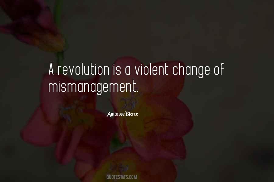 Quotes About Violent Revolution #1828827